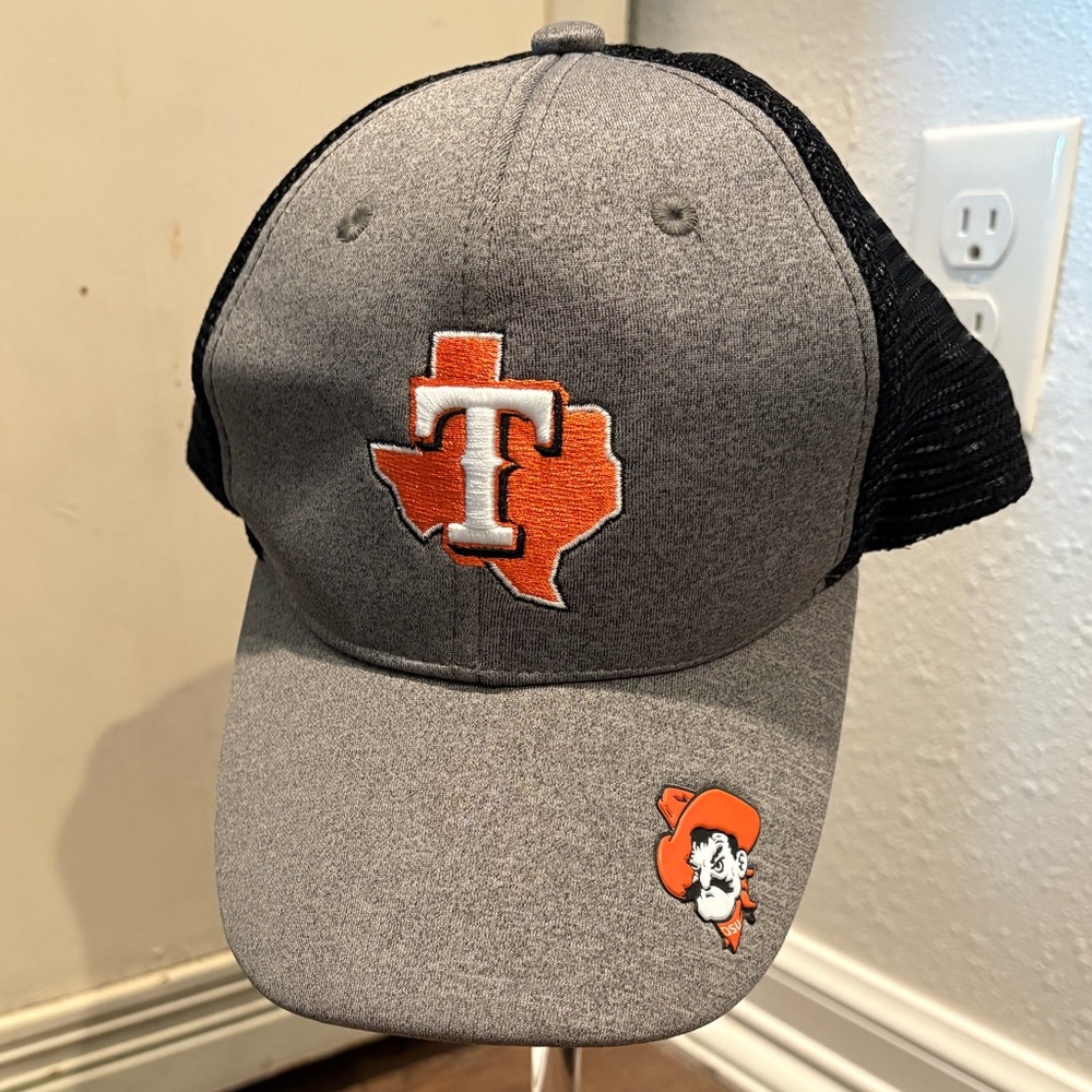 NEW Texas Rangers Baseball night for Oklahoma State University Cowboys hats.